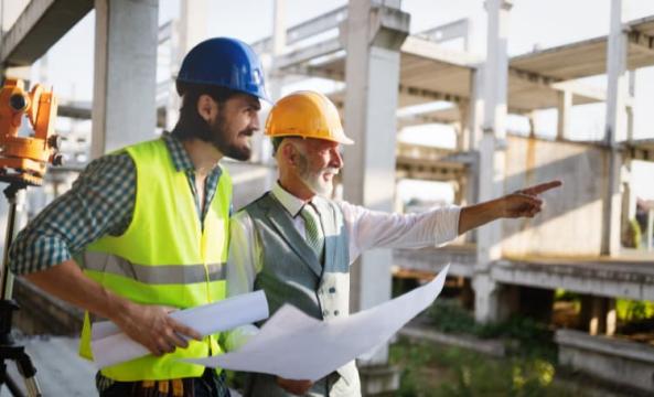 Travailleurs sur chantier