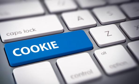 Touche de clavier avec marqué "cookie"