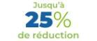 jusquà 25%